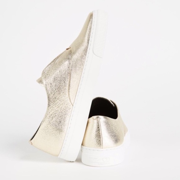 ZCD MONTREAL • Gold Hamilton Sneakers Shoes In Oro - Picture 10 of 10